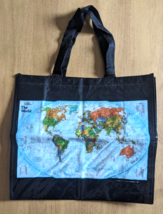 2014 NATIONAL GEOGRAPHIC The World Map Reusable Tote Bag society globe c... - $494.98