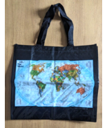 2014 NATIONAL GEOGRAPHIC The World Map Reusable Tote Bag society globe c... - £386.99 GBP