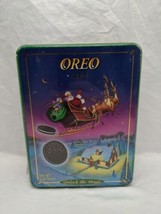 Oreo 1995 Unlock The Magic Friend Of Santa Holiday Tin Sealed 6&quot; X 8&quot; X ... - $39.59