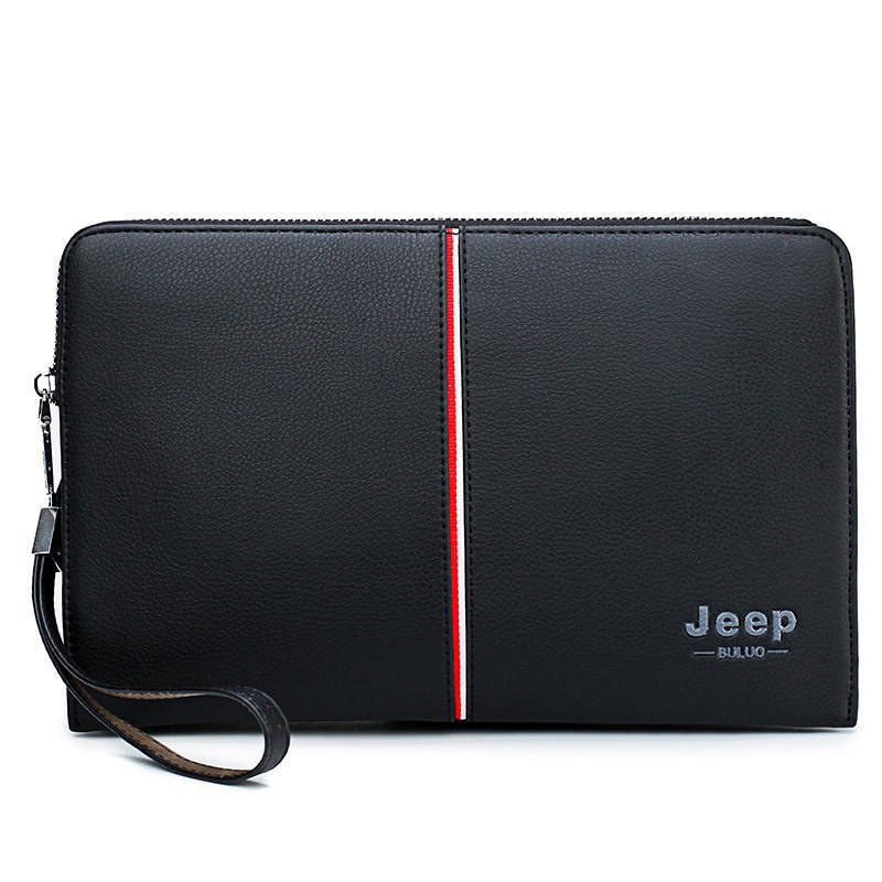 Primary image for JEEP BULUO Brand Men's Handbag Clutches Bags For Phone High Quality Spilt Leathe
