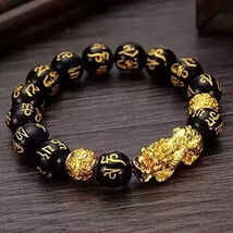Feng Shui Amulet Bracelet Porsperity Attract Lucky Wealthy Money Success... - $27.44