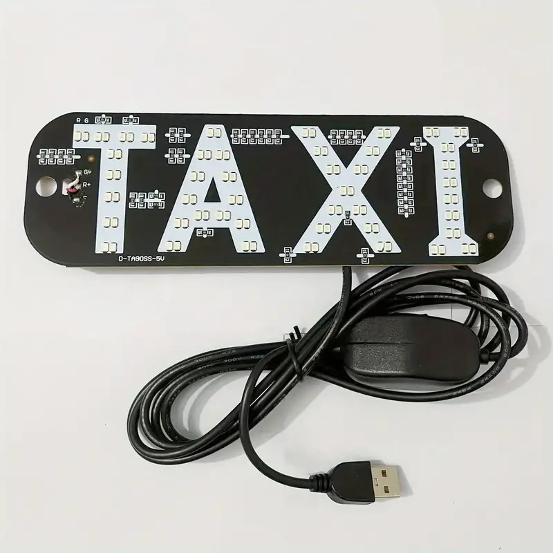 1pc Dual-Color (Red/Green) LED Taxi Sign with USB Power - $32.00