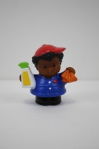 FISHER PRICE LITTLE PEOPLE Michael Mechanic with Cleaner &amp; Rag - $2.96