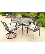 49&quot; Aluminum Dining Set w/ Sunbrella Cushions - $1,887.42 CAD