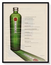 Tanqueray No Ten Batch Distilled Gin Vintage 2001 Print Magazine Liquor Ad - $9.70