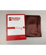 Bedding For Home Satin Pillowcase Set Chocolate NEW - $278.18 MXN