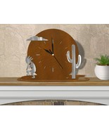15.5in W Southwest Theme Full Moon Shelf or Mantel Clock - Kokopelli and... - $104.00