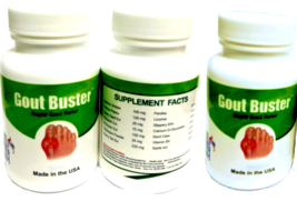 Gout Buster Rapid Relief Economy Pack (3 bottles, 60 caps) image 3