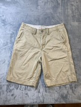 American Eagle Outfitters Longer Length Cargo Shorts Mens 32 Beige - £12.37 GBP