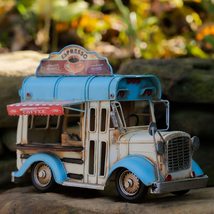 Zaer Ltd. Decorative Ice Cream/Coffee Trucks/Buses (Blue Coffee Bus) - £54.68 GBP