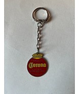 Vintage Mexican CORONA BEER KEY CHAIN Keychain Enamel Distributor adv 19... - $21.49