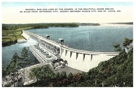 Lago Di Il Ozarks &amp; Bagnell Dam Missouri Scheda - £22.01 GBP