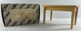 Concord Miniatures Dollhouse Oak Wood Coffee Table 1:12 Miniature Furniture - $14.84