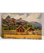 Postcard Church of the Transfiguration The Tetons Jackson Hole Wyoming C... - $75.19 MXN