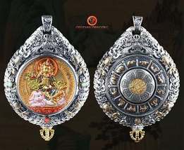 buddha pendant. protection of Samantabhadra bodhisattva. Authentic ghau - £477.40 GBP