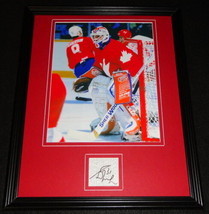Grant Fuhr Signed Framed 11x14 Photo Display Oilers Canada Cup - £50.33 GBP