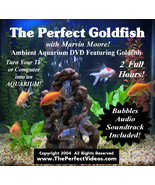Virtual AQUARIUM DVD Fish Tank Video Real Goldfish with Bubbles Audio So... - £6.68 GBP