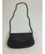 Vintage Jerome’s Black Beaded Purse Crossbody Bag - Made In Korea - $19.79