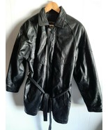 Men&#39;s Leather Jacket Dark Horse Leather Shop Size M   - £378.61 GBP