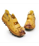 Soft Bottom Flat Genuine Leather Shoes - $374.59 MXN