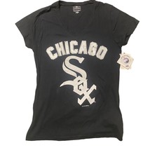 5th & Ocean Women's MLB Chicago White Sox Baseball V-Neck Shirt Medium - £19.71 GBP