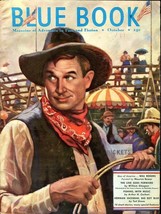Blue Book PULP-OCT 1951-VG-BOWER COVER-WILL ROGERS-HEINLEIN-CHENEY-BALL Vg - £42.92 GBP