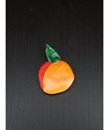 Handmade Clay Apricot Magnet - $5.00