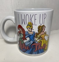 NEW Official Disney Princess I WOKE UP LIKE THIS 14 oz Ceramic Coffee Mug Ex. - $15.15 CAD