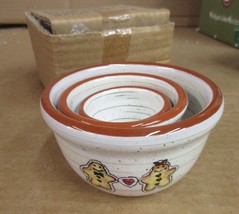 Boyds Bears Jilian&#39;s Sugar Spice Bowls 654616 Miniature Nesting Bearware Pottery - £36.34 GBP