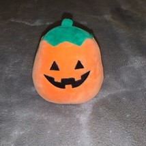 KellyToy Squishmallows Halloween Pumpkin Jack O Lantern Mini Plush 4 inch EUC - £10.93 GBP