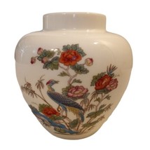 Vintage Kutani Crane Small Flower Pot Cachepot Bone China Made in England 3.75&quot;  - £11.78 GBP