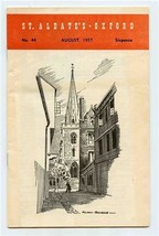 St Aldate&#39;s Oxford Booklet August 1957 England  - £13.97 GBP