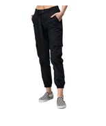 NWT ZUMIEZ BY NINETH HALL Black Cargo Pants Size Small - £18.73 GBP