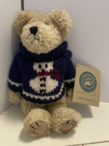 Boyds Bear Collection Breezy Frostman Snowman on Blue Sweater 91522 - £10.60 GBP