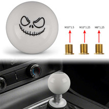 BRAND NEW JDM Ghost Smile Face Ball White Manual Gear Stick Shift Knob Shifter U - £12.49 GBP