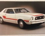 1978 White Ford Mustang II 2 Tone Photo Fridge Magnet 4.5&quot; x 2.75&quot; NEW - $3.62