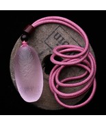 Meteorite pendant pink High-frequency original stone necklace Wishing lu... - €120,09 EUR