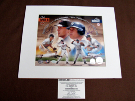CAL RIPKEN JR ALEX RODRIGUEZ SIGNED AUTO SS PASSING OF THE TORCH PHOTO I... - £193.60 GBP