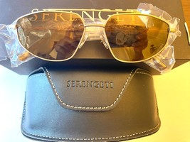 Serengeti Sunglasses Marlon  SS539001 POLARIZED Matte Light Gold 57-15-145 - $2,909.27 MXN