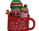 Hallmark Keepsake Christmas Ornament 2023, Dad &amp; Me Hot Cocoa Mug - £12.65 GBP