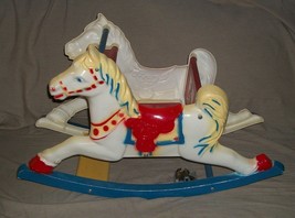 Vtg Rocking Hobby Horse Wonder Shoo Fly Collierville Tennessee Music Box Toy Vtg - £59.62 GBP