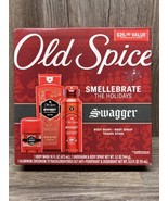 Old Spice Smellebrate The Holidays Swagger 3 Pc Body Care Gift Set - New... - £10.10 GBP