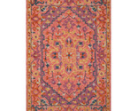 Handmade tufted Rug Pink &amp; Purple Loop Pile Abstract mid century Mode - $275.79+