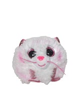 Ty Puffies Tabor Pink White Tiger Plush Stuffed Animal 2021 3.5&quot; - $167.34 MXN