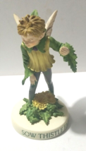 Cicely Mary Barker  &quot;THE SOW THISTLE FAIRY&quot; Flower Fairy Figurine  **Ret... - $24.74