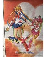 ROLLED VINTAGE SAILOR MOON FABRIC WALL SCROLL POSTER ANIME 31&quot; x 42&quot; - $44.50