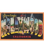 x12 Los Angeles Hollywood Linen Postcards Longshaw Card Co Bowl - £23.45 GBP
