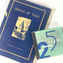 Yale University Vtg Songs Book 1934 + Symphony Orchestra 25th Anniv CD 1990 - £38.87 GBP