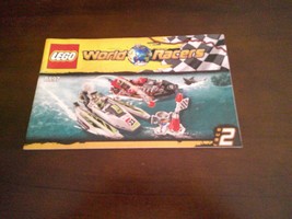 LEGO World Racers 8897 Jagged Jaws Reef Instruction Manual Only - £6.99 GBP