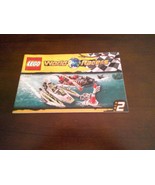 LEGO World Racers 8897 Jagged Jaws Reef Instruction Manual Only - $8.90